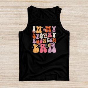 Halloween Costume Shirts In My Spooky Bookish Era Ghost Reading Books Funny Tank Top