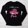 In October We Wear Pink Pumpkin Breast Cancer Awareness Longsleeve Tee