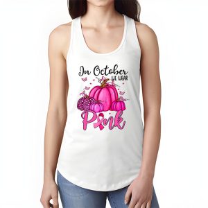 In October We Wear Pink Thanksgiving Breast Cancer Awareness Tank Top 1 4