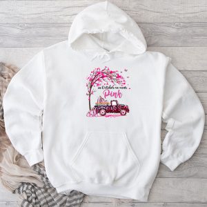 In October We Wear Pink Truck Breast Cancer Awareness Gifts Hoodie