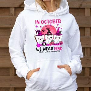 In October we Wear Pink Breast Cancer Leopard Dentist Dental Hoodie 3 1