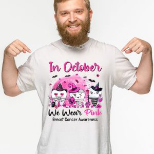 In October we Wear Pink Breast Cancer Leopard Dentist Dental T Shirt 2 2