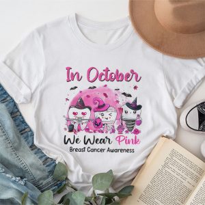 In October we Wear Pink Breast Cancer Leopard Dentist Dental T-Shirt