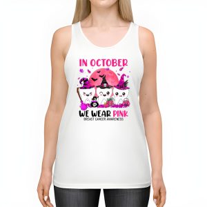 In October we Wear Pink Breast Cancer Leopard Dentist Dental Tank Top 2 1