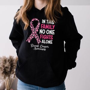 In This Family No One Fight Alone Breast Cancer Awareness Hoodie 3 2