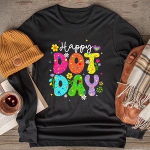 International Dot Day 2023 Colorful Polka Dot Happy Dot Day Longsleeve Tee