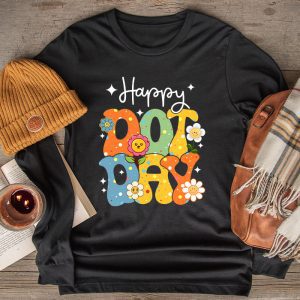 International Dot Day 2023 Colorful Polka Dot Happy Dot Day Longsleeve Tee