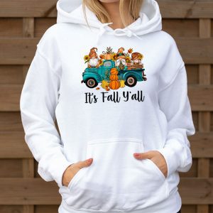 Its Fall Yall Pumpkin Truck Autumn Tree Hello Fall Hoodie 3 2