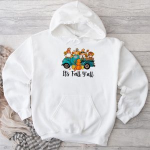 Funny Thanksgiving Shirt It’s Fall Y’all Pumpkin Truck Autumn Tree Hello Fall Hoodie