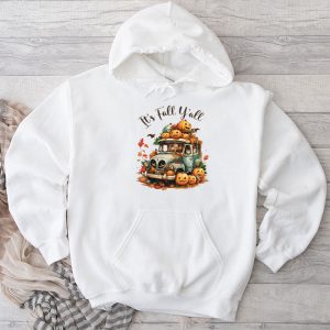 Funny Thanksgiving Shirt It’s Fall Y’all Pumpkin Truck Autumn Tree Hello Fall Hoodie