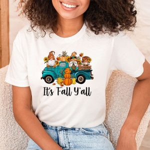 Its Fall Yall Pumpkin Truck Autumn Tree Hello Fall T Shirt 2 2