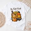 It's Fall Y'all Pumpkin Truck Autumn Tree Hello Fall T-Shirt