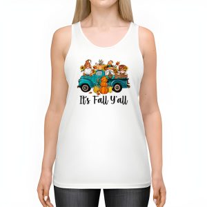 Its Fall Yall Pumpkin Truck Autumn Tree Hello Fall Tank Top 2 2