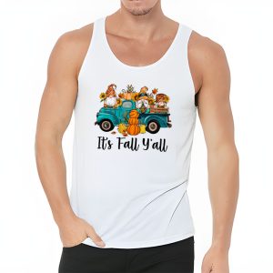 Its Fall Yall Pumpkin Truck Autumn Tree Hello Fall Tank Top 3 2