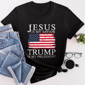 American Flag Shirts Jesus Is My Savior Trump Is My President Special T-Shirt