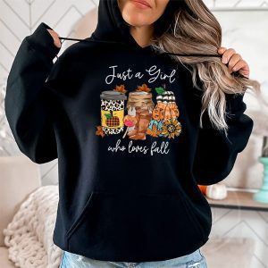 Just A Girl Who Loves Fall Pumpin Spice Latte Cute Autumn Hoodie 2 1