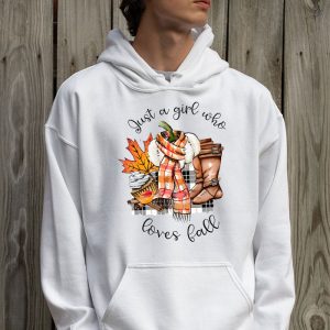 Just A Girl Who Loves Fall Pumpin Spice Latte Cute Autumn Hoodie 2 2