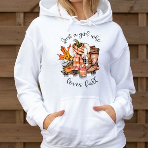 Just A Girl Who Loves Fall Pumpin Spice Latte Cute Autumn Hoodie 3 2