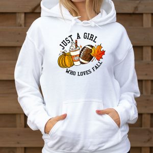 Just A Girl Who Loves Fall Pumpin Spice Latte Cute Autumn Hoodie 3 3