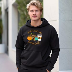 Just A Girl Who Loves Fall Pumpin Spice Latte Cute Autumn Hoodie 3 5