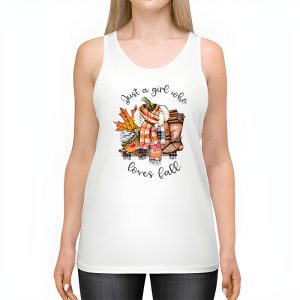 Just A Girl Who Loves Fall Pumpin Spice Latte Cute Autumn Tank Top 2 2