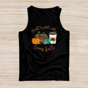 Thanksgiving Shirt Ideas Just A Girl Who Loves Fall Pumpkin Spice Latte Perfect Tank Top