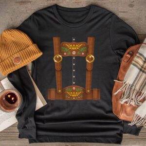 Lederhosen Suspenders Tee Oktoberfest Bavarian Munich Beer Longsleeve Tee