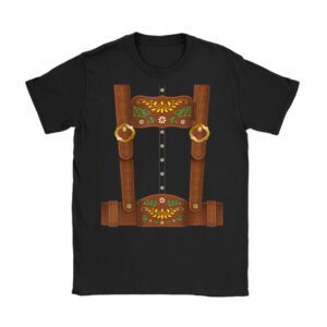 Lederhosen Suspenders Tee Oktoberfest Bavarian Munich Beer T-Shirt