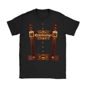 Lederhosen Suspenders Tee Oktoberfest Bavarian Munich Beer T-Shirt