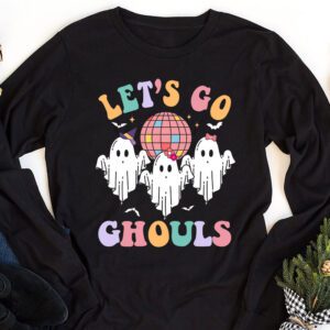 Lets Go Ghouls Ghost Funny Halloween Costume Kid Girl Women Longsleeve Tee 1 1