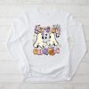 Let's Go Ghouls Ghost Funny Halloween Costume Kid Girl Women Longsleeve Tee