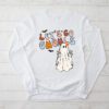 Let's Go Ghouls Ghost Funny Halloween Costume Kid Girl Women Longsleeve Tee