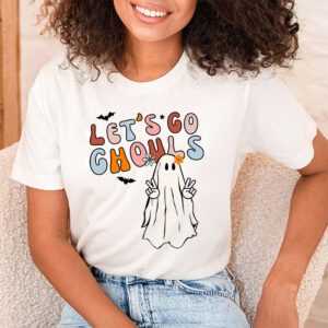 Lets Go Ghouls Ghost Funny Halloween Costume Kid Girl Women T Shirt 1 4