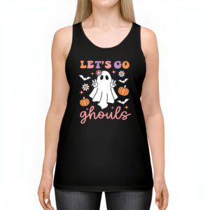 Lets Go Ghouls Ghost Funny Halloween Costume Kid Girl Women Tank Top 2