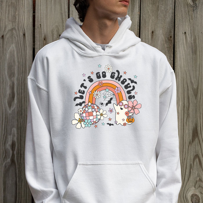 Lets-Go-Ghouls-Halloween-Ghost-Outfit-Costume-Retro-Groovy-Hoodie-2 Lets Go Ghouls Halloween Ghost Outfit Costume Retro Groovy Hoodie 2