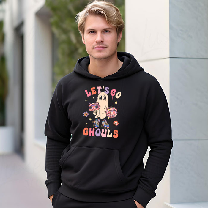 Lets-Go-Ghouls-Halloween-Ghost-Outfit-Costume-Retro-Groovy-Hoodie-3 Lets Go Ghouls Halloween Ghost Outfit Costume Retro Groovy Hoodie 3 1