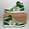 Lithuania High Sneakers Air Jordan 1 - Pine Green JD1 Shoes