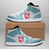 Lithuania High Sneakers Air Jordan 1 - Turbo Green JD1 Shoes