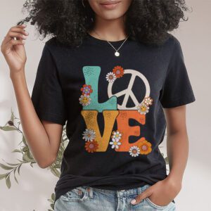 Love Peace Sign 60s 70s Costume Party Outfit Groovy Hippie T Shirt 1 3