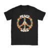 Love Peace Sign 60's 70's Costume Party Outfit Groovy Hippie T-Shirt