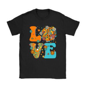 Hippie Shirts Love Peace Sign 60’s 70’s Costume Party Outfit Groovy Hippie T-Shirt