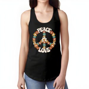 Love Peace Sign 60s 70s Costume Party Outfit Groovy Hippie Tank Top 1 1