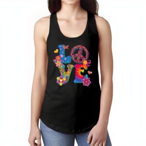 Love Peace Sign 60s 70s Costume Party Outfit Groovy Hippie Tank Top 1 4