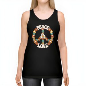 Love Peace Sign 60s 70s Costume Party Outfit Groovy Hippie Tank Top 2 1