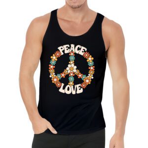 Love Peace Sign 60s 70s Costume Party Outfit Groovy Hippie Tank Top 3 1