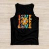 Love Peace Sign 60's 70's Costume Party Outfit Groovy Hippie Tank Top