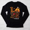 Love Turkey Thanksgiving Nurse Life Fall Scrub Top Women Longsleeve Tee