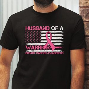 Mens Husband Of A Warrior Breast Cancer Awareness T Shirt 3 3