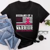Mens Husband Of A Warrior Breast Cancer Awareness T-Shirt