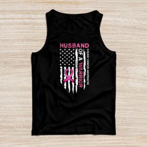 Breast Cancer Warrior Husband Of A Warrior Breast Cancer Awareness Tank Top